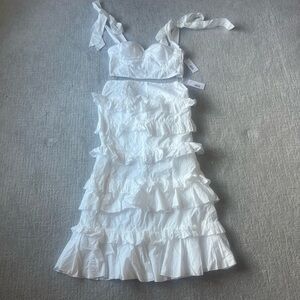 Petal & Pup White Maxi Dress